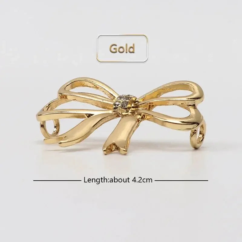 Shoelaces Clips Decoration Shiny Rhinestones - IVORYNN