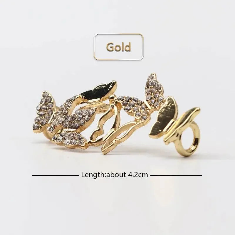 Shoelaces Clips Decoration Shiny Rhinestones - IVORYNN