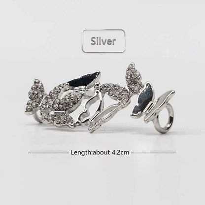 Shoelaces Clips Decoration Shiny Rhinestones - IVORYNN