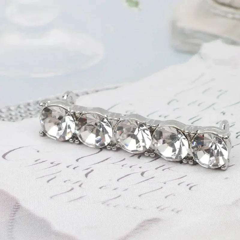 Shoelaces Clips Decoration Shiny Rhinestones - IVORYNN