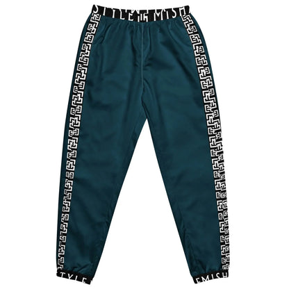Side Solid Unisex  Blue Whale track pants - IVORYNN