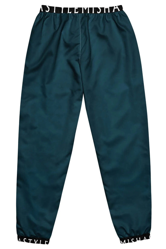 Side Solid Unisex  Blue Whale track pants - IVORYNN