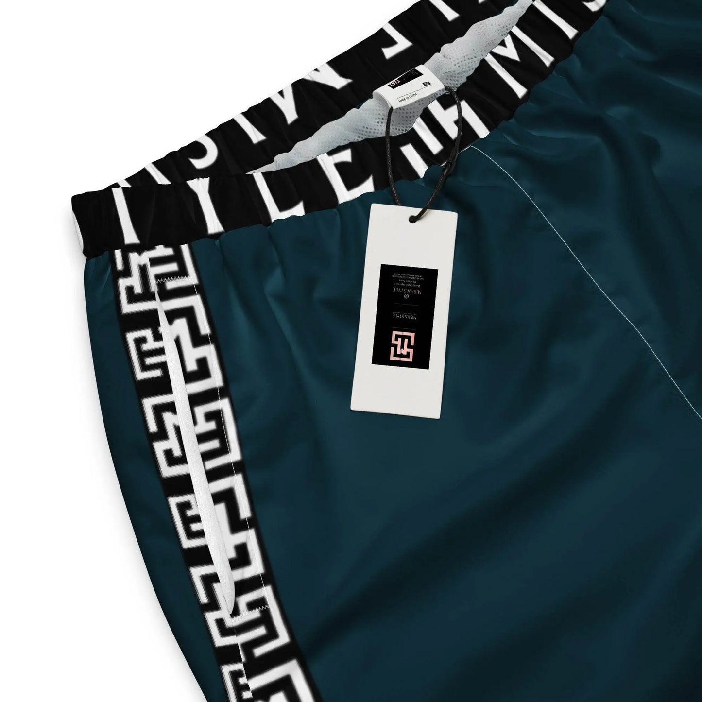 Side Solid Unisex  Blue Whale track pants - IVORYNN