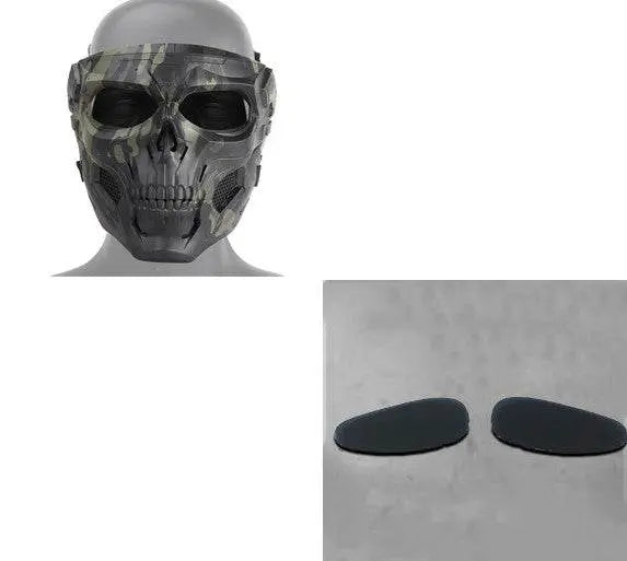 Skull horror Fun helmet mask Toy - IVORYNN