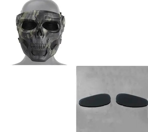Skull horror Fun helmet mask Toy - IVORYNN