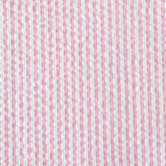 Slim Fit Two-Button Seersucker Pink Suit Set - IVORYNN