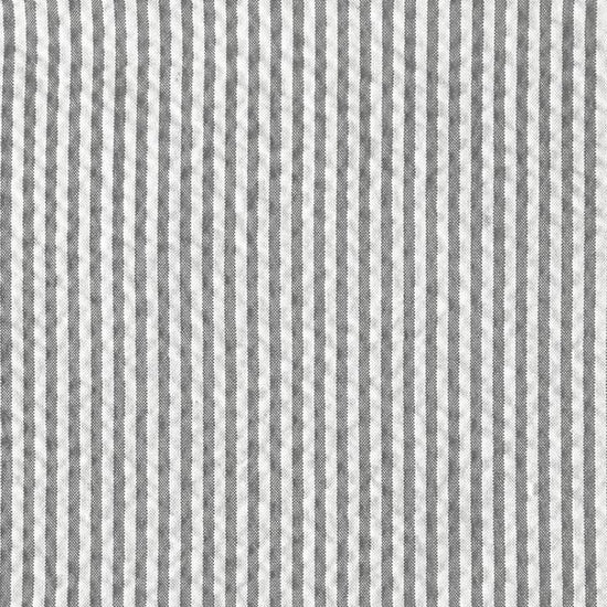 Slim Fit Two-Button Seersucker White black line Suit Set - IVORYNN