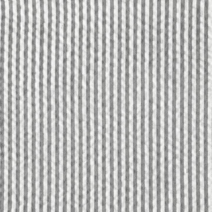 Slim Fit Two-Button Seersucker White black line Suit Set - IVORYNN