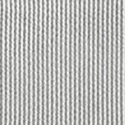 Slim Fit Two-Button Seersucker White black line Suit Set - IVORYNN