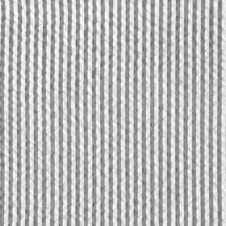 Slim Fit Two-Button Seersucker White black line Suit Set - IVORYNN