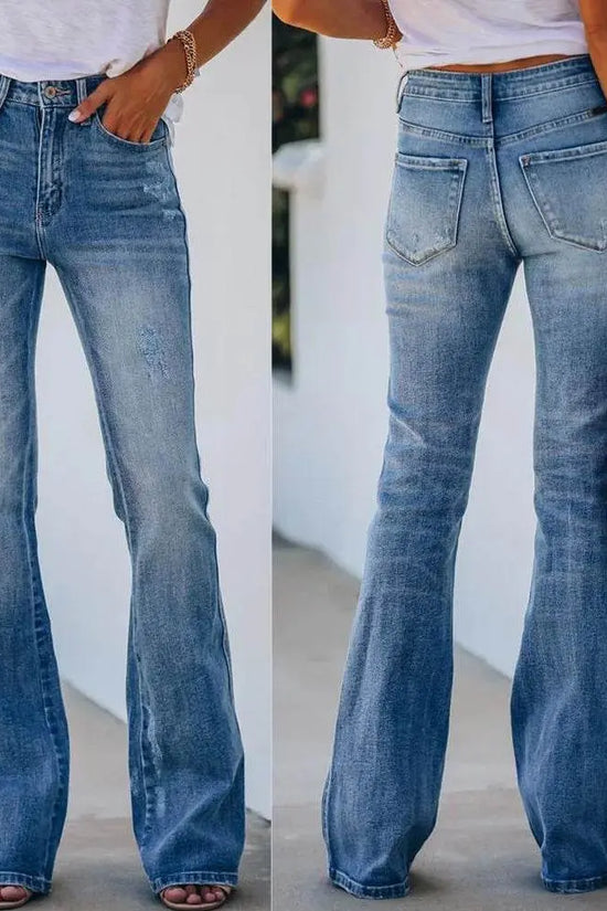 Slim Mid Waist Sexy Jeans - IVORYNN