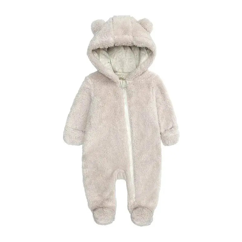 Soft Merino Plain Boy 2PCs Rompers - IVORYNN