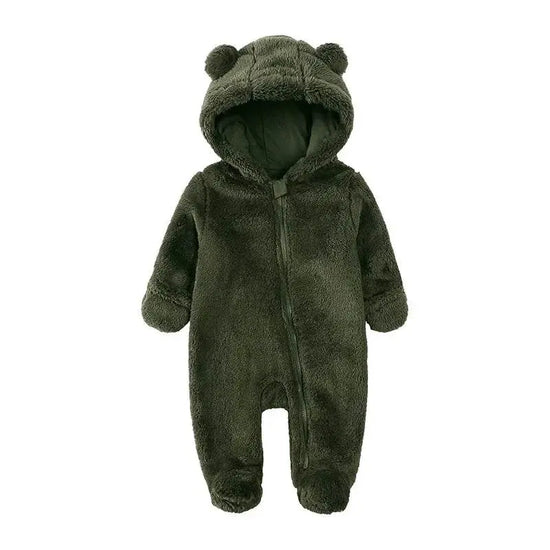 Soft Merino Plain Boy 2PCs Rompers - IVORYNN