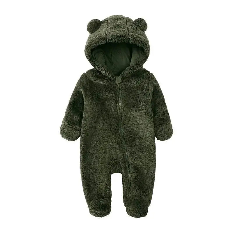 Soft Merino Plain Boy 2PCs Rompers - IVORYNN