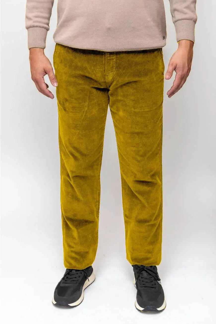 Soft Stretch Classic Albero Corduroy Pants - IVORYNN