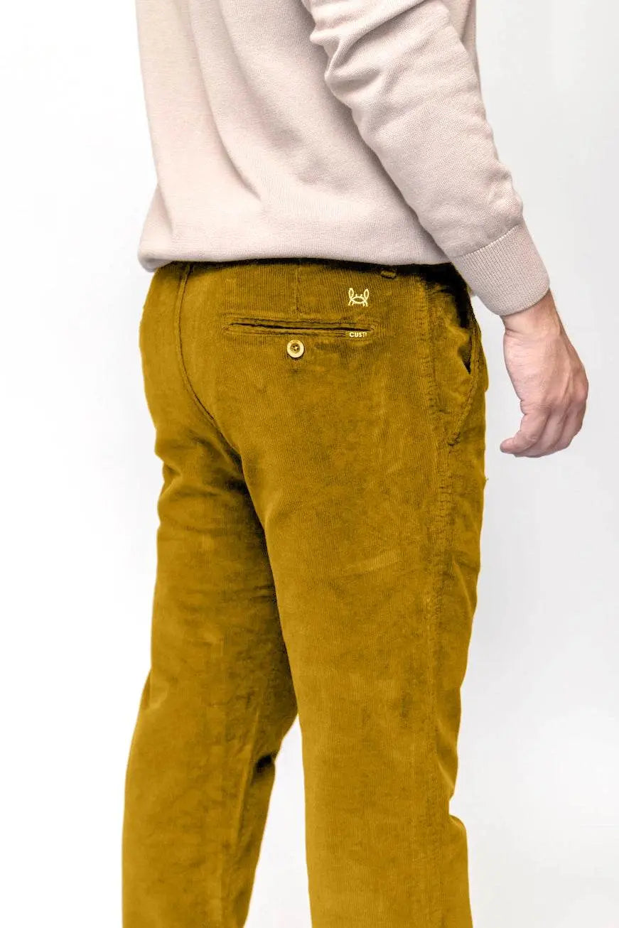 Soft Stretch Classic Albero Corduroy Pants - IVORYNN