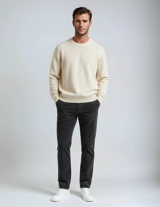 Soft Stretch Classic Brown Corduroy Pants