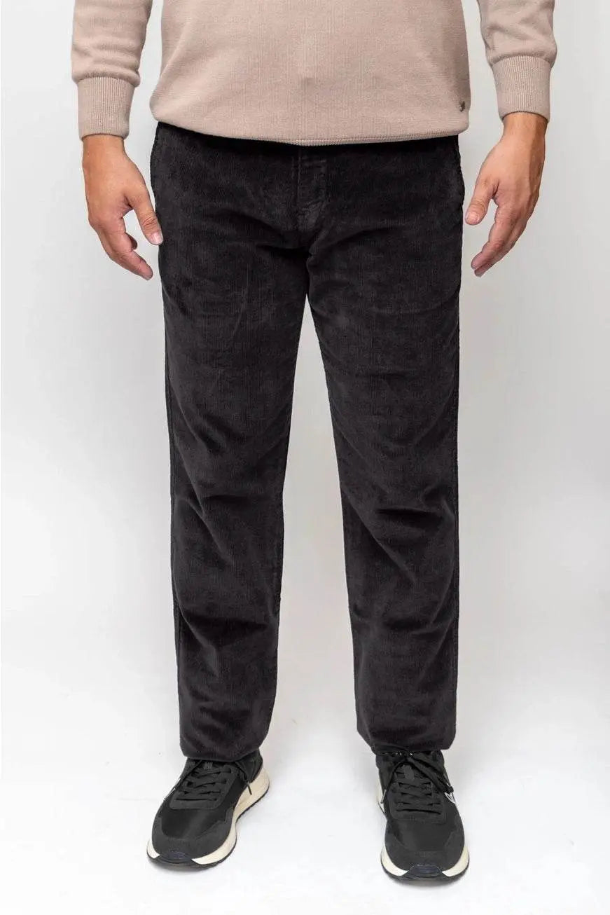 Soft Stretch Classic Brown Corduroy Pants - IVORYNN