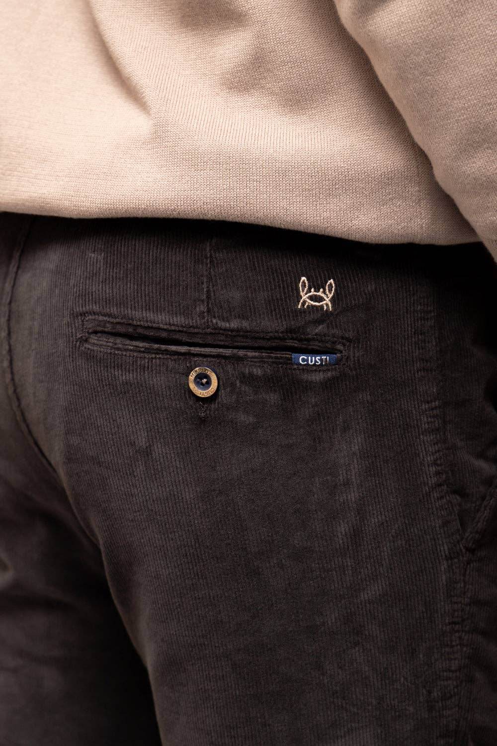 Soft Stretch Classic Brown Corduroy Pants - IVORYNN