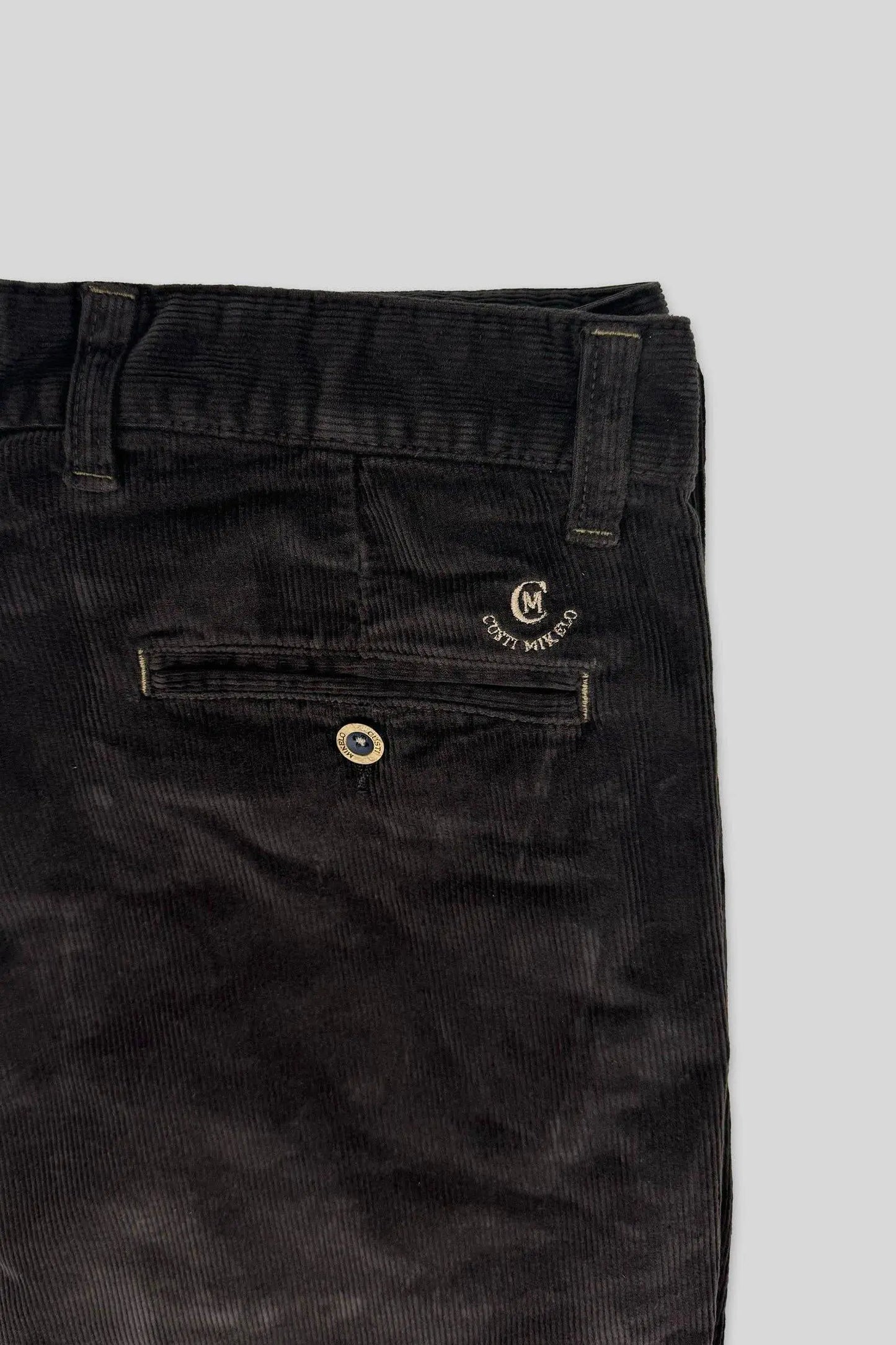 Soft Stretch Classic Brown Corduroy Pants - IVORYNN