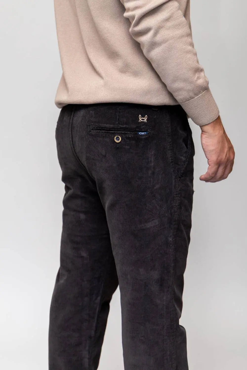 Soft Stretch Classic Brown Corduroy Pants - IVORYNN