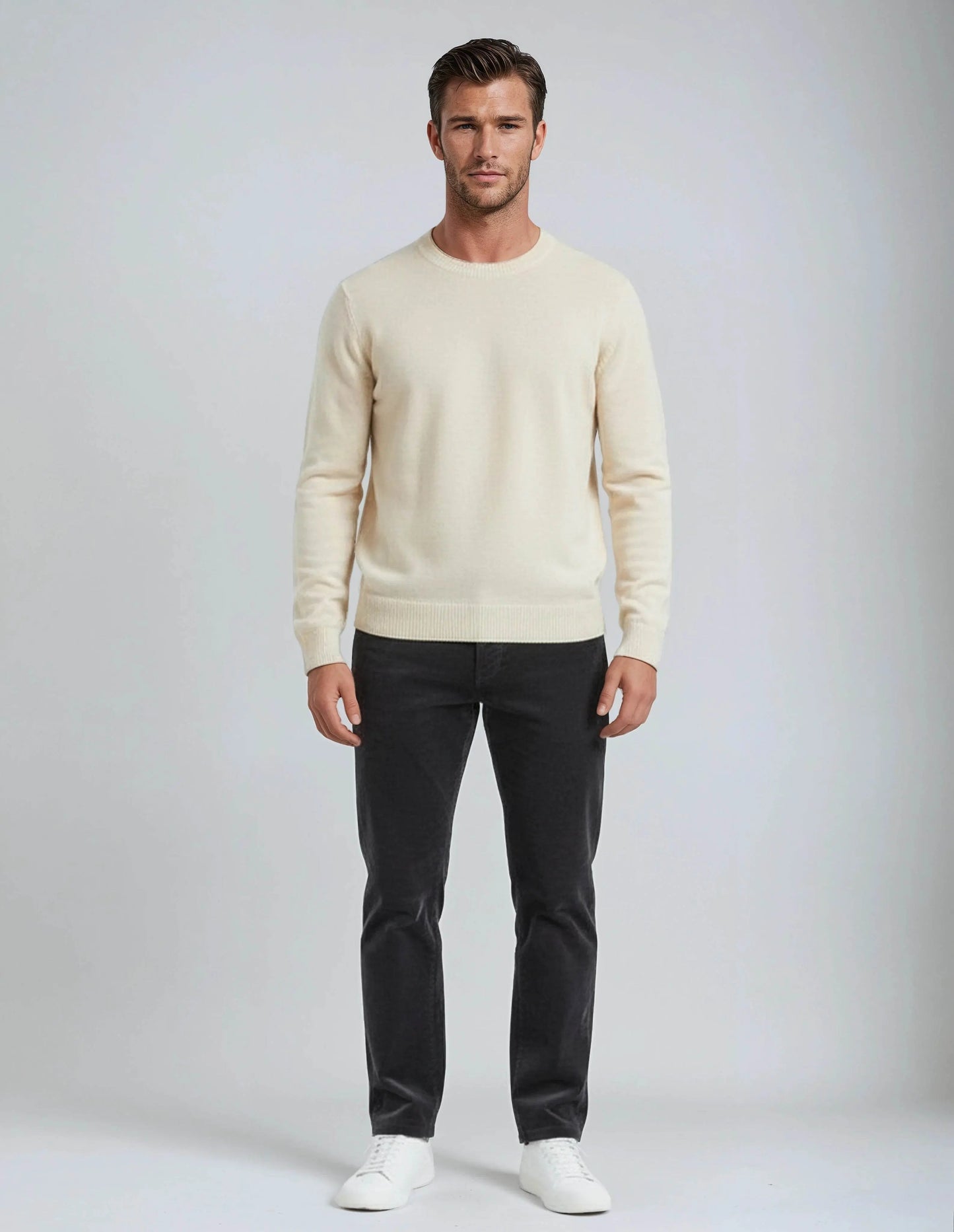 Soft Stretch Classic Brown Corduroy Pants - IVORYNN