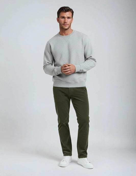 Soft Stretch Classic Hunting Green Corduroy Pants