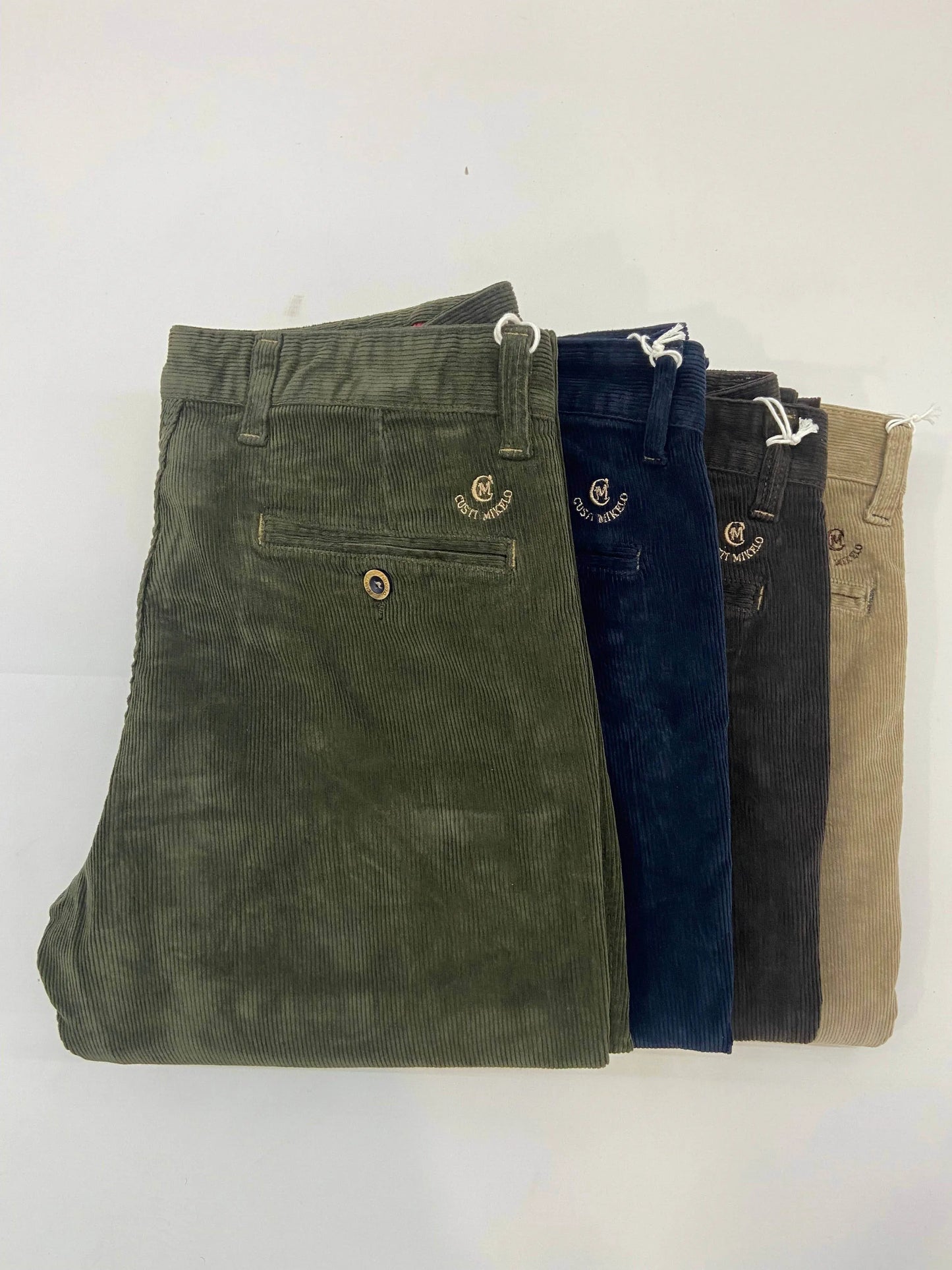 Soft Stretch Classic Hunting Green Corduroy Pants - IVORYNN