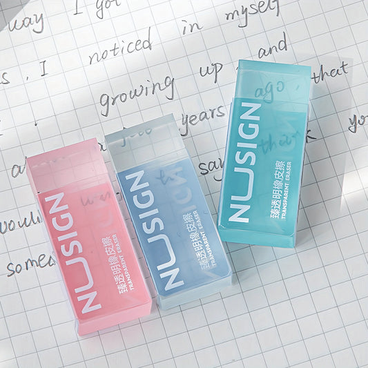 Solid Color Transparent Pencil Eraser