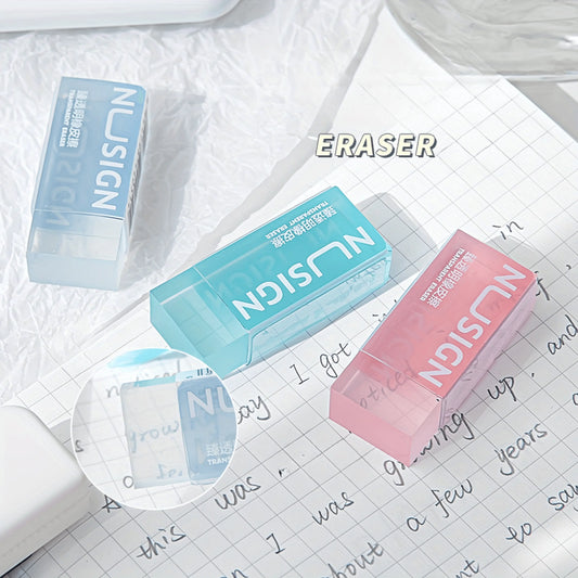 Solid Color Transparent Pencil Eraser