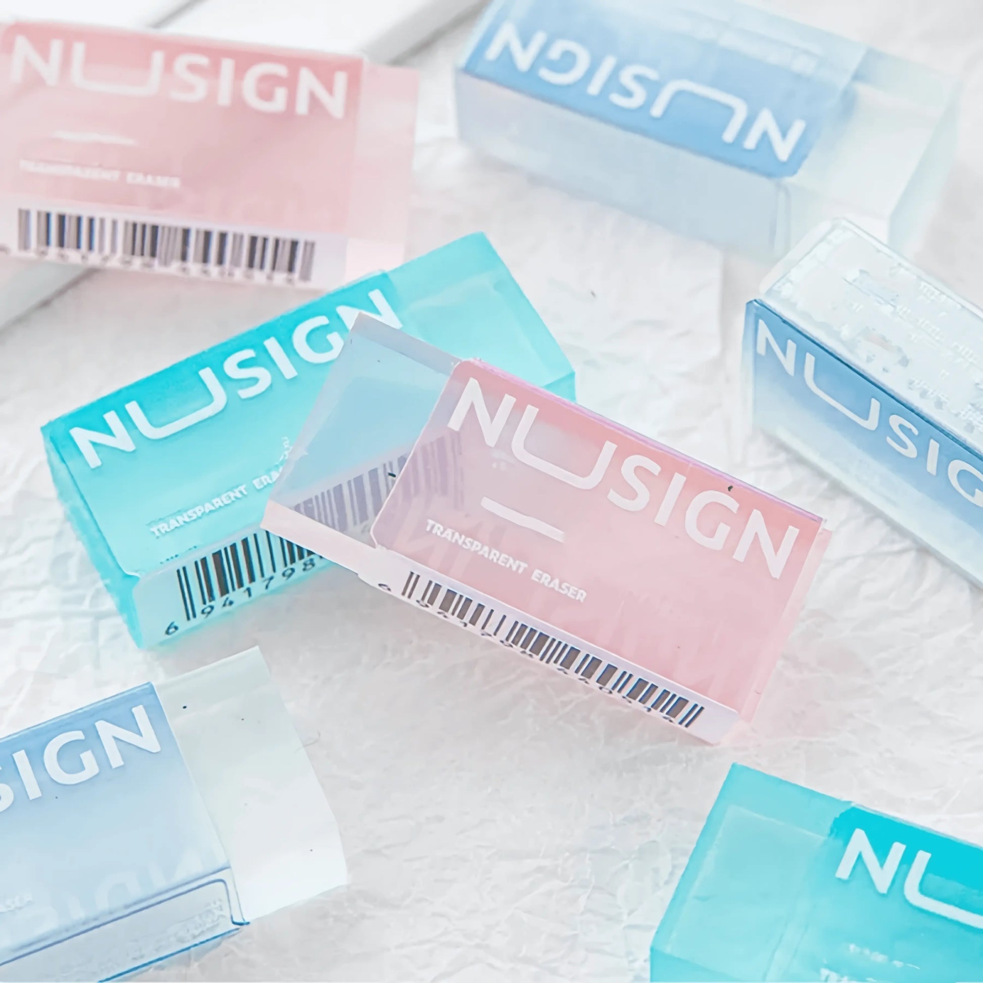 Solid Color Transparent Pencil Eraser - IVORYNN