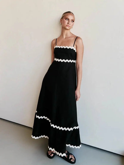 Spaghetti Strap Maxi Dress - IVORYNN