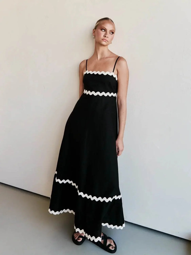 Spaghetti Strap Maxi Dress - IVORYNN