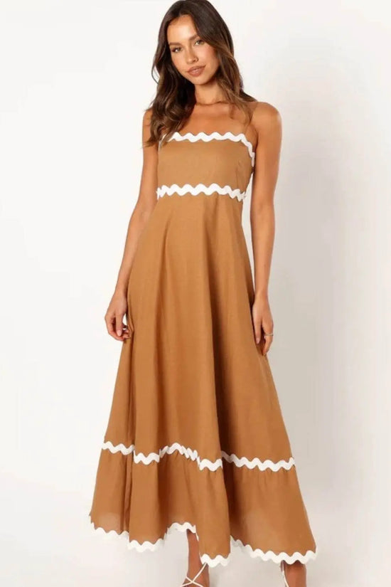 Spaghetti Strap Maxi Dress - IVORYNN