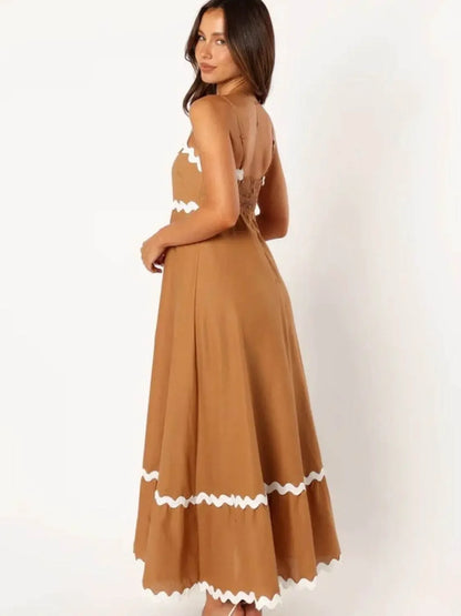 Spaghetti Strap Maxi Dress - IVORYNN