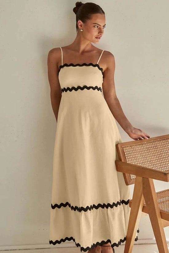 Spaghetti Strap Maxi Dress - IVORYNN