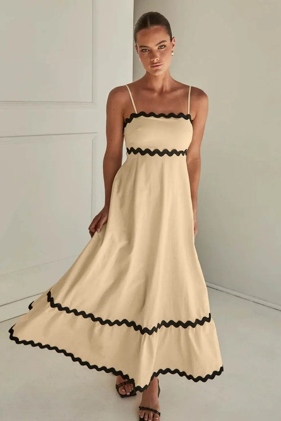 Spaghetti Strap Maxi Dress - IVORYNN
