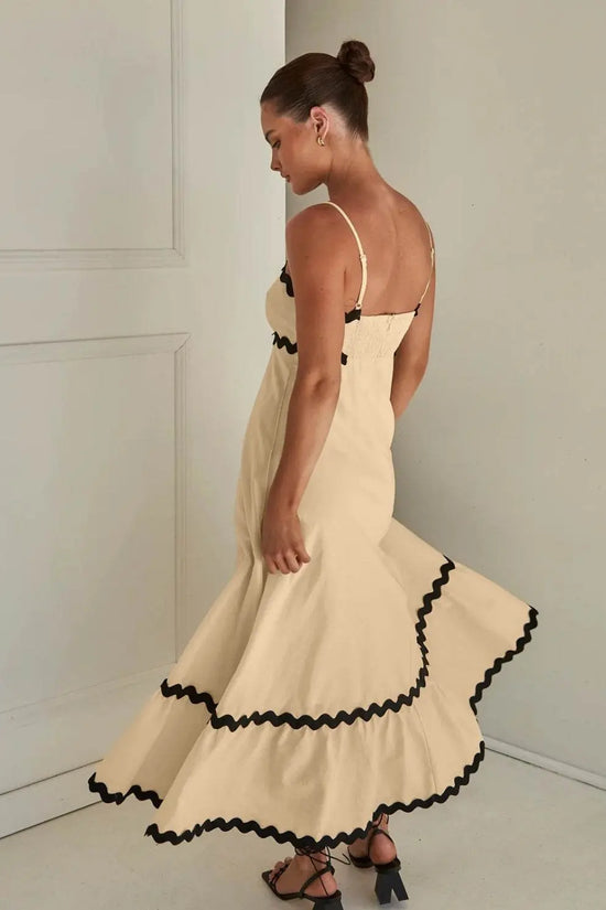 Spaghetti Strap Maxi Dress - IVORYNN