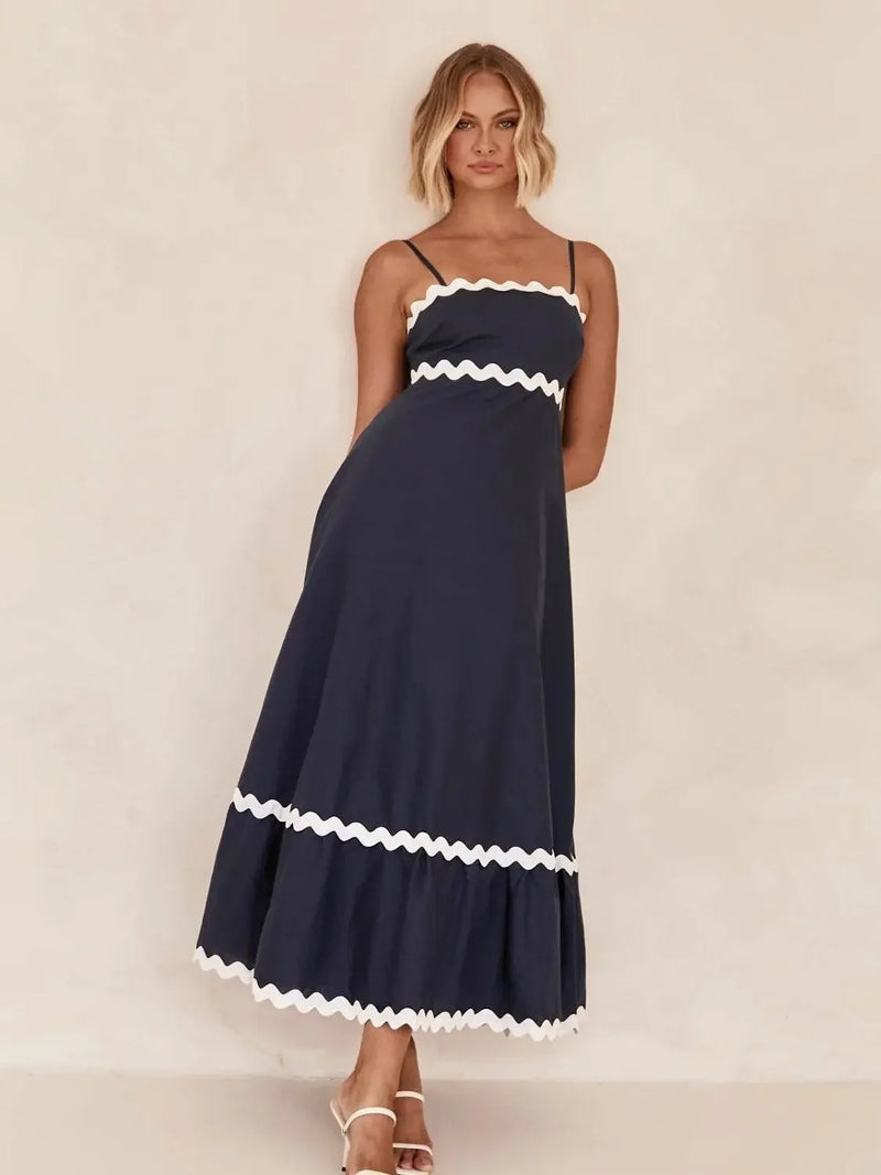 Spaghetti Strap Maxi Dress - IVORYNN