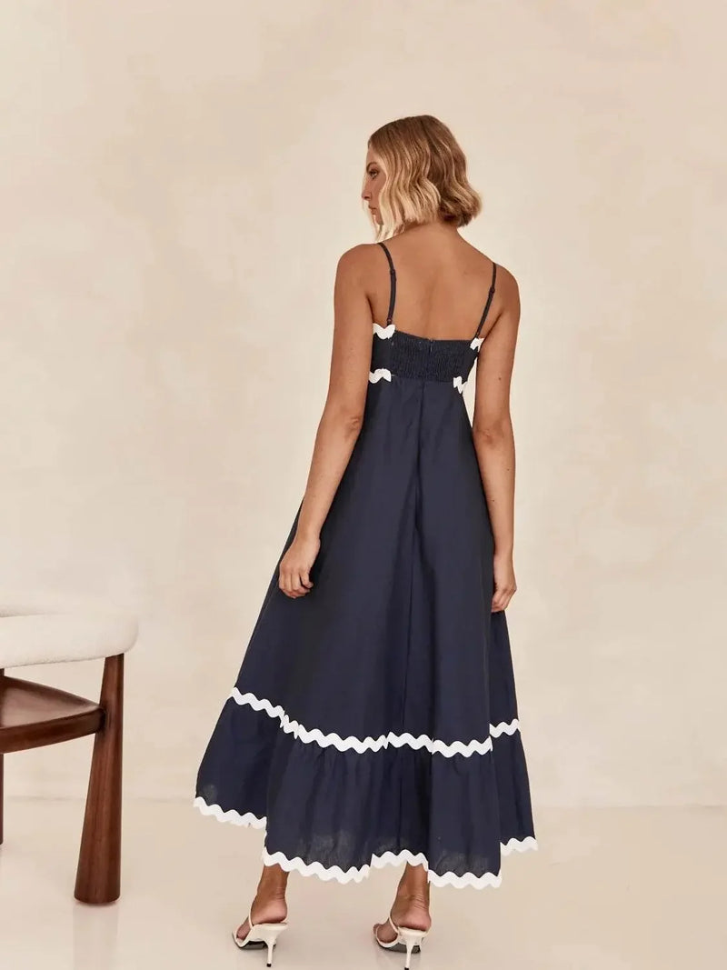 Spaghetti Strap Maxi Dress - IVORYNN