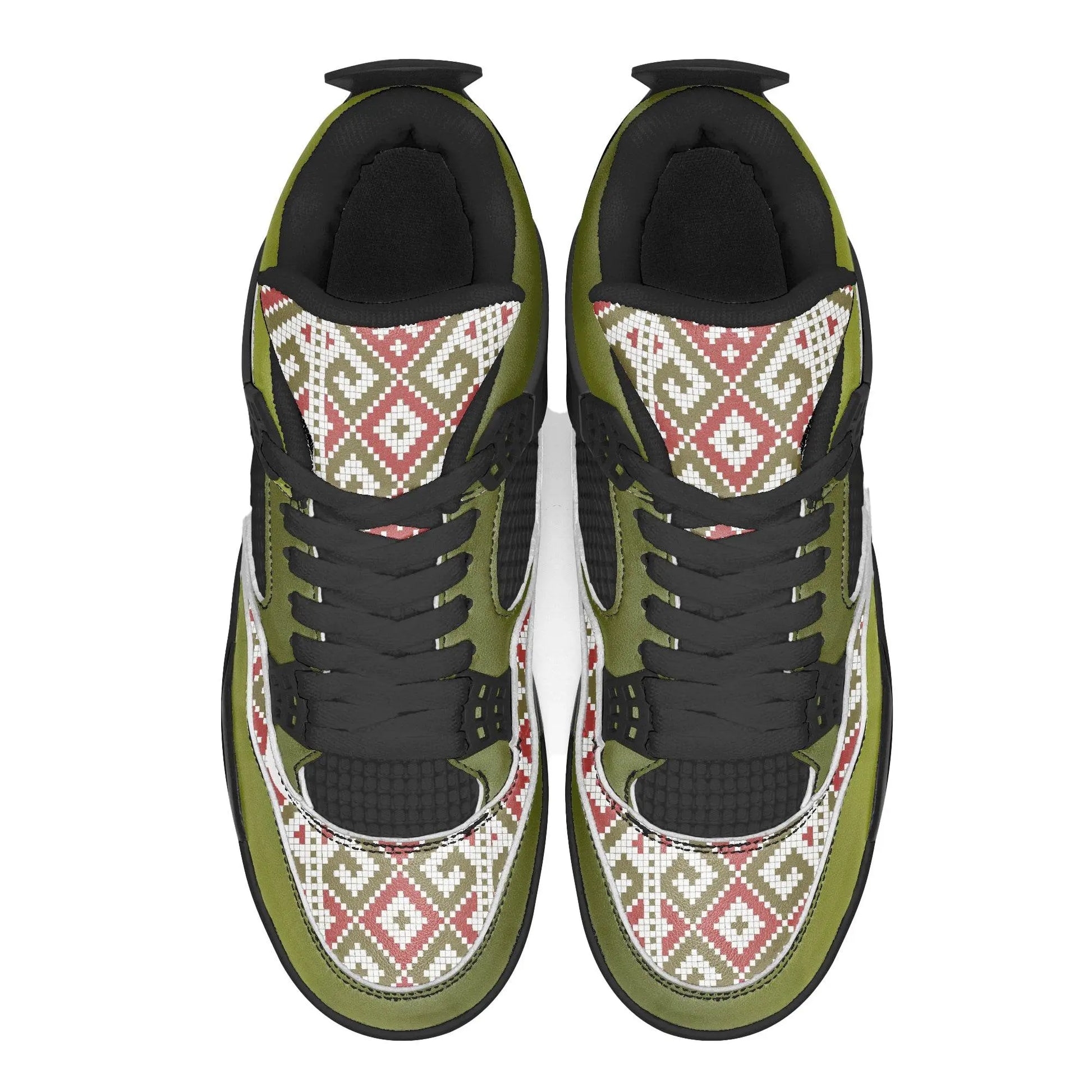 Squarz decoration Basketball Olive Sneaker - IVORYNN