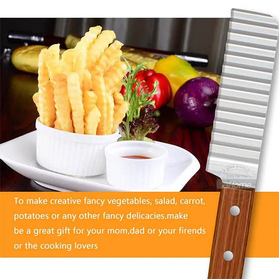 Stainless Steel French Fries Wave Cutter - IVORYNN