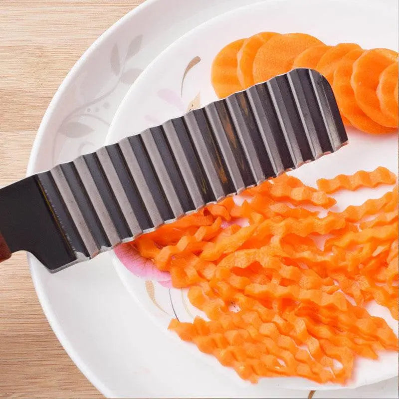 Stainless Steel French Fries Wave Cutter - IVORYNN