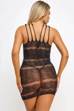 Strappy Rhinestone Ella Mini Dress - IVORYNN