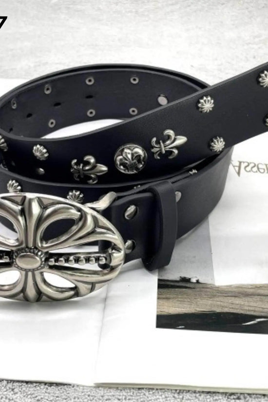 Stylish Leather Belt Collection Motifs - IVORYNN