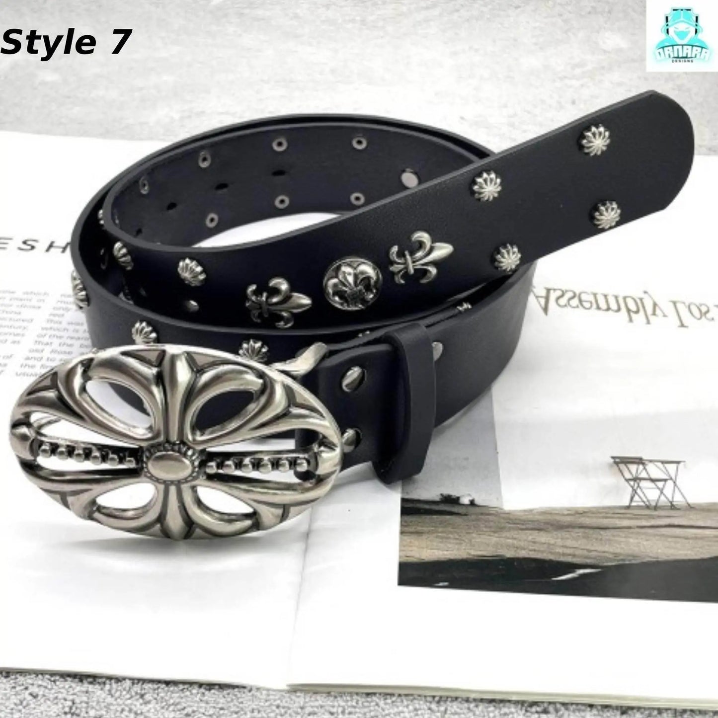 Stylish Leather Belt Collection Motifs - IVORYNN