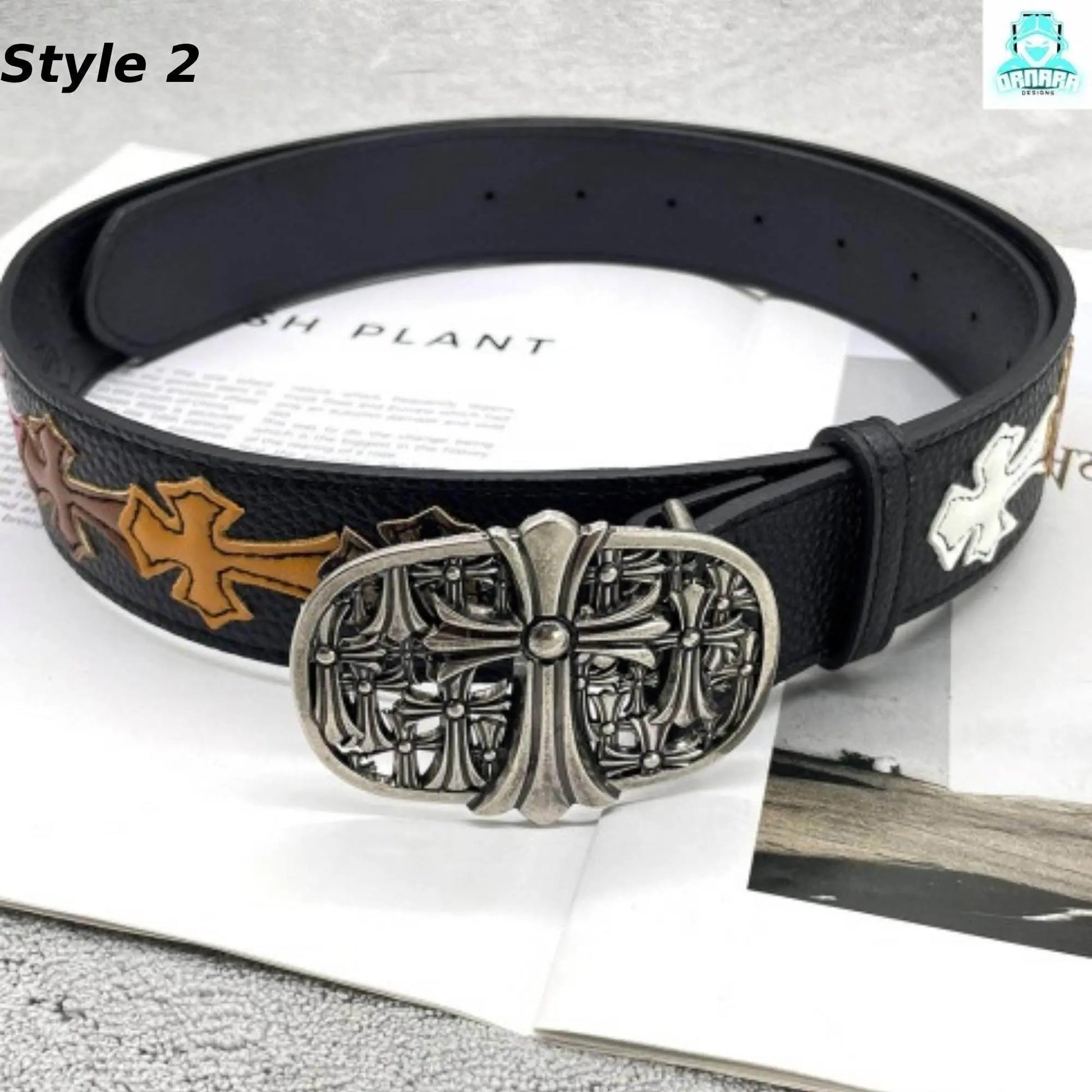 Stylish Leather Belt Collection Motifs - IVORYNN