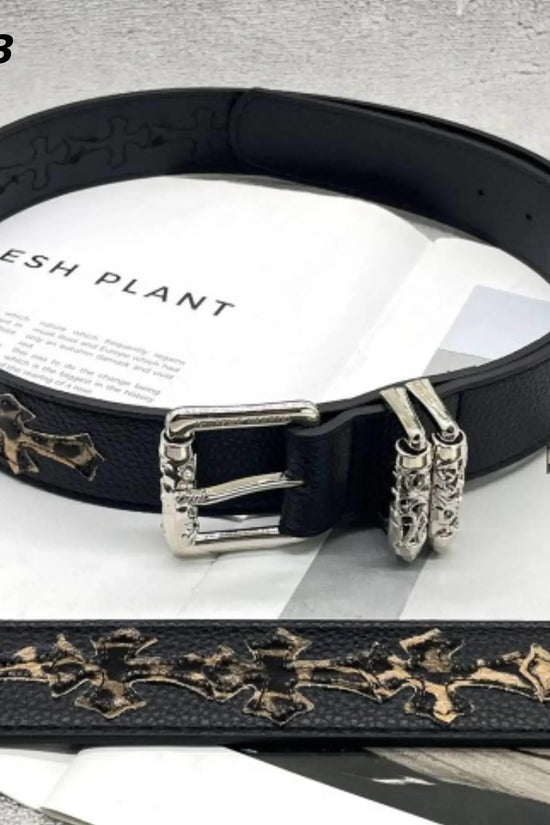 Stylish Leather Belt Collection Motifs - IVORYNN