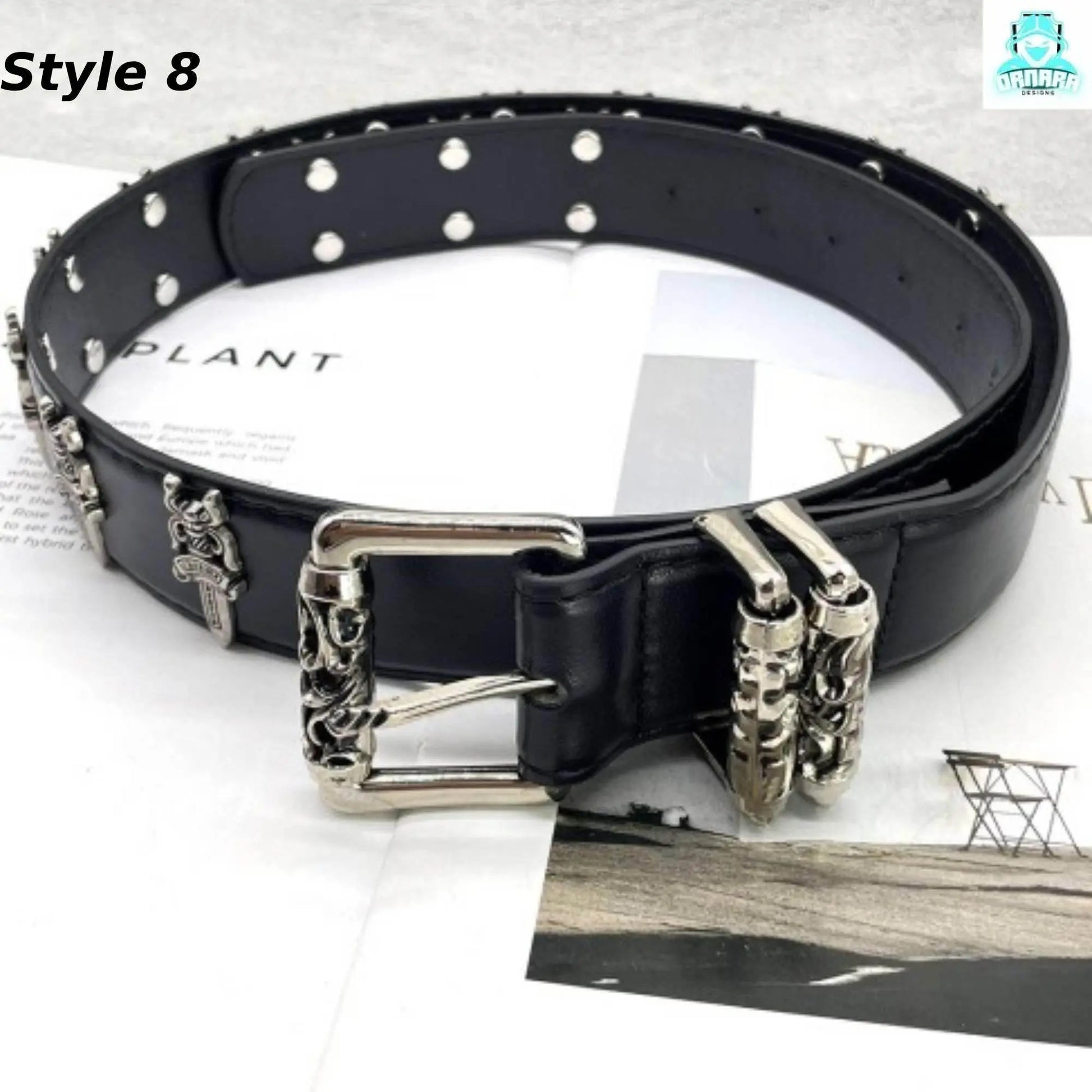 Stylish Leather Belt Collection Motifs - IVORYNN