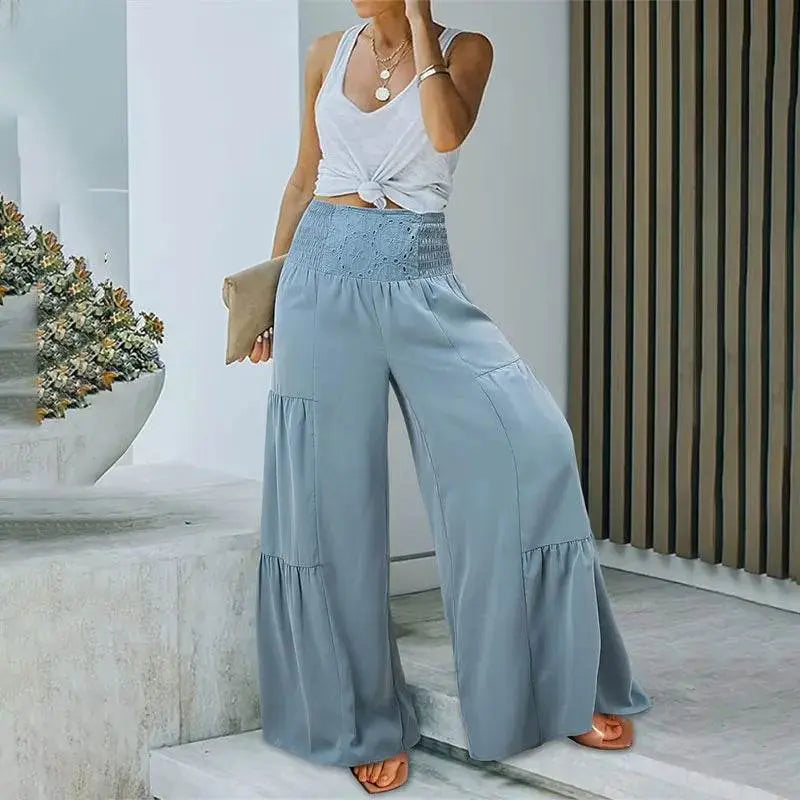Summer Casual Versatile High Waist Pants - IVORYNN